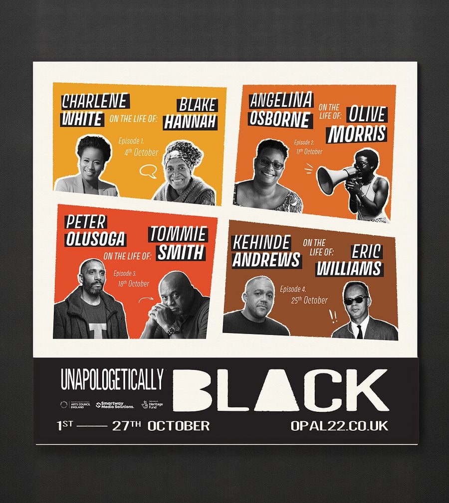 Opal 22 portrait grid poster design, by On Poynt Creative
